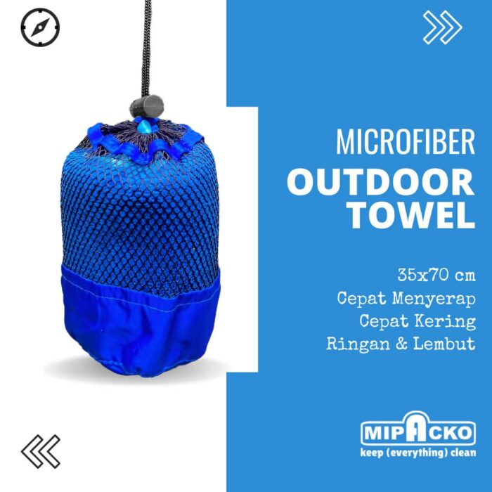 Handuk Outdoor Microfiber + Bag - Gambar 7