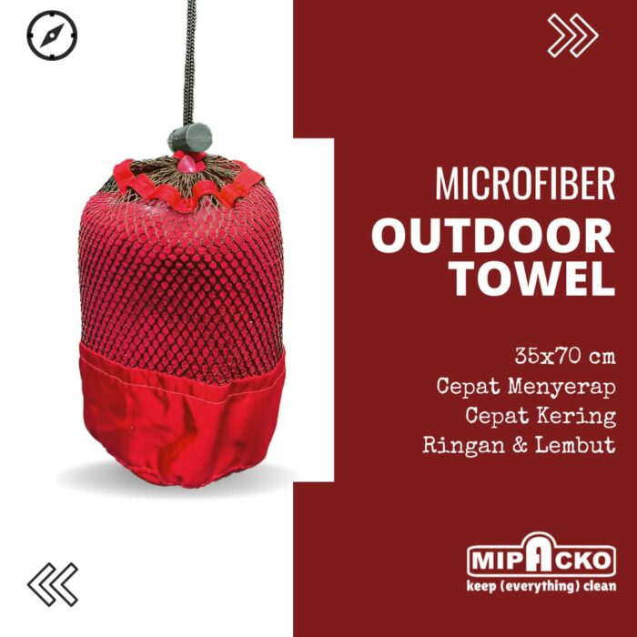 Handuk Outdoor Microfiber + Bag - Gambar 6