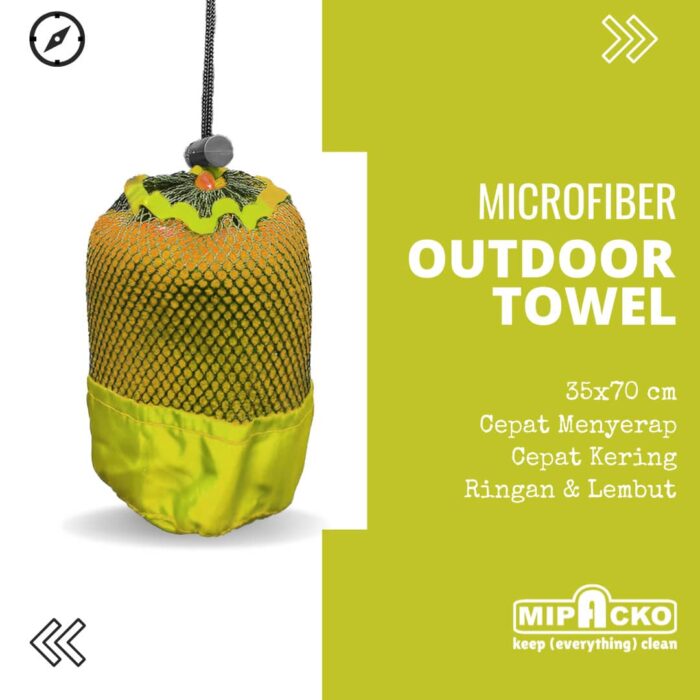 Handuk Outdoor Microfiber + Bag - Gambar 5