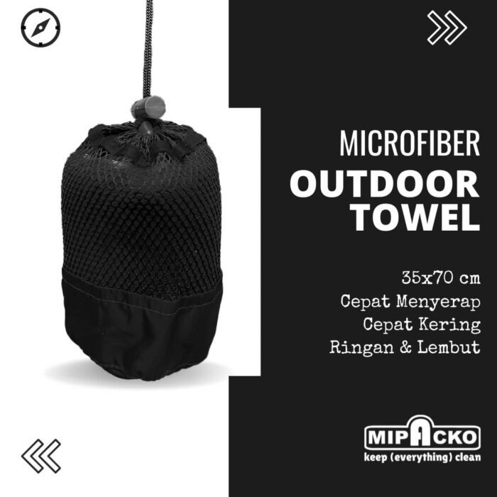 Handuk Outdoor Microfiber + Bag - Gambar 4