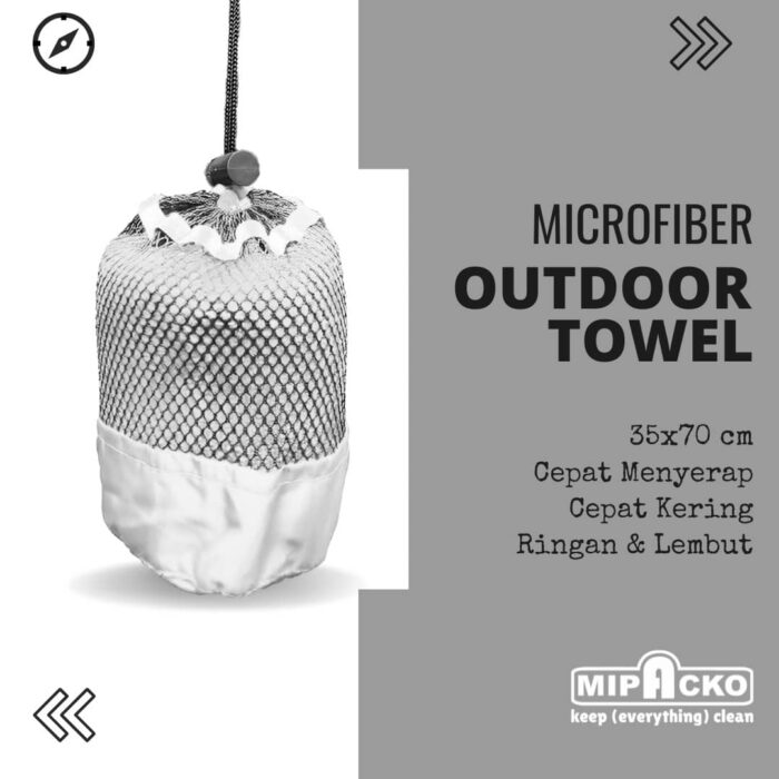 Handuk Outdoor Microfiber + Bag - Gambar 3