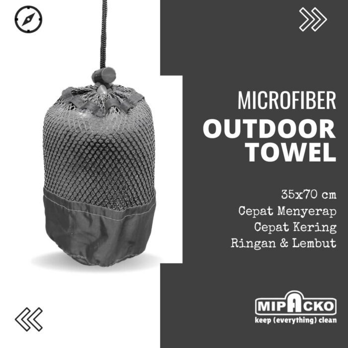 Handuk Outdoor Microfiber + Bag - Gambar 2