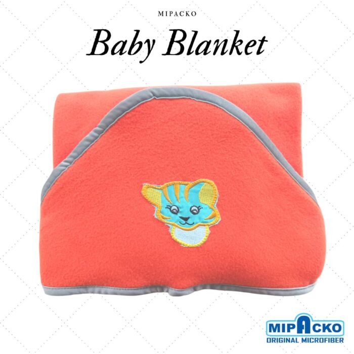 Selimut Bayi Bahan Microfiber Anti Bakteri, Motif Bordir & Elastis - Gambar 3