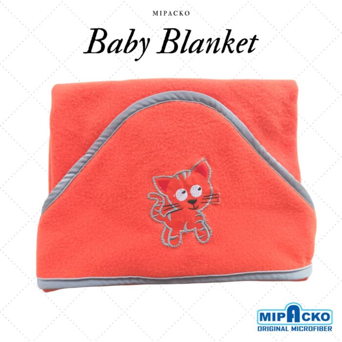 Selimut Bayi Bahan Microfiber Anti Bakteri, Motif Bordir & Elastis - Gambar 2